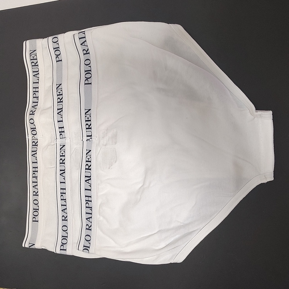 Polo Ralph Lauren Men's Classic White Briefs 3 Pairs Sz L - Picture 2 of 6